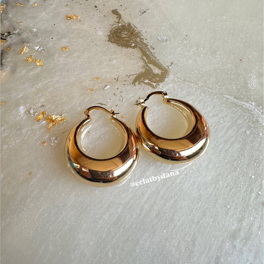 Chunky Hoop Earrings