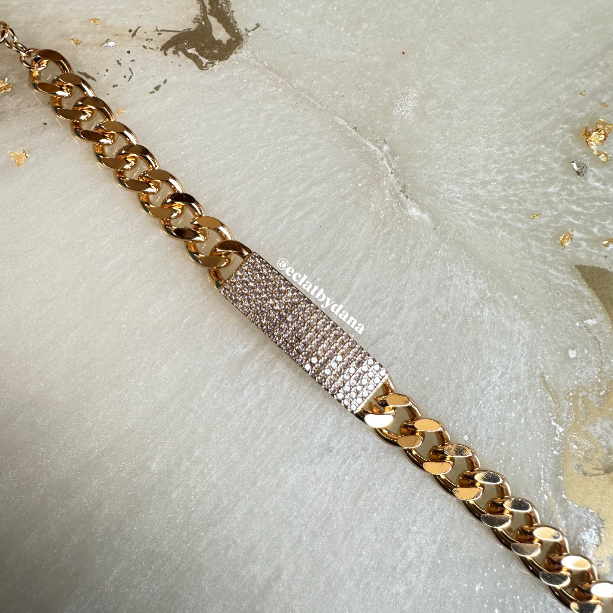 Baguette Bracelet in Gold