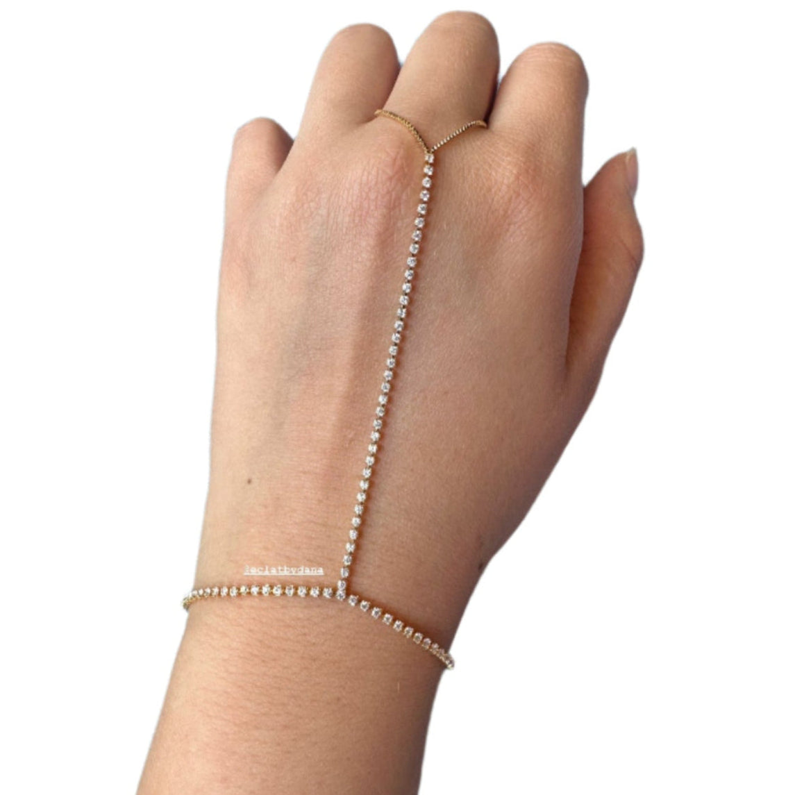 Bedazzled Hand Chain