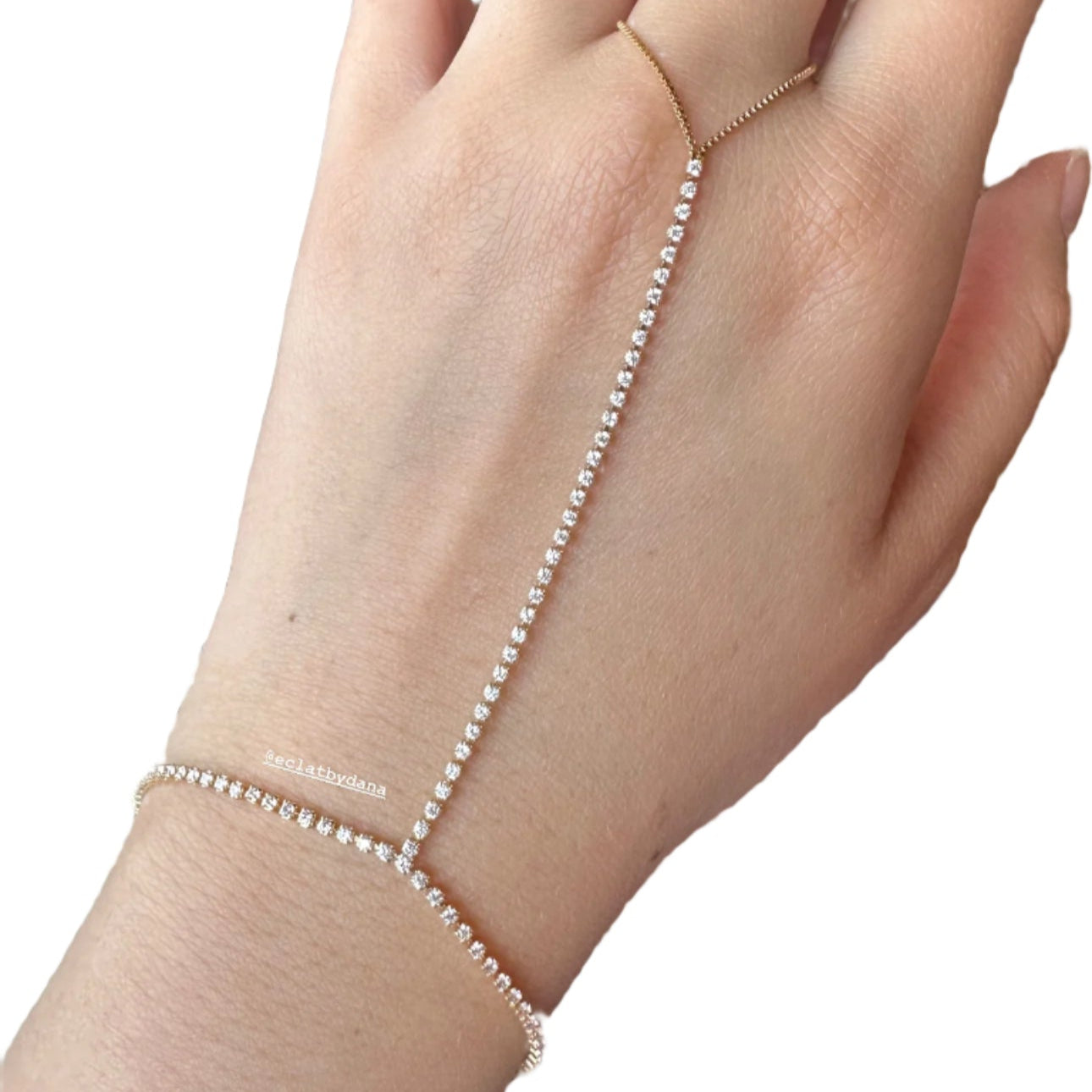Bedazzled Hand Chain