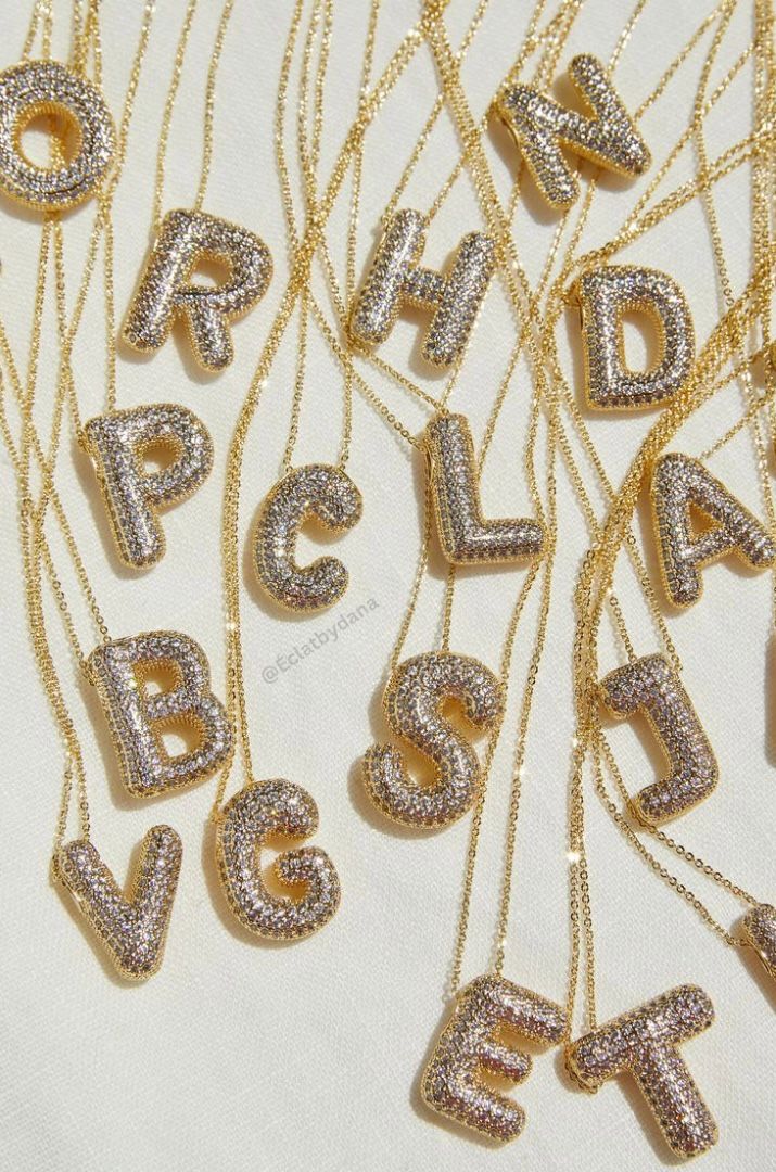 Beddazzled Letter Necklace